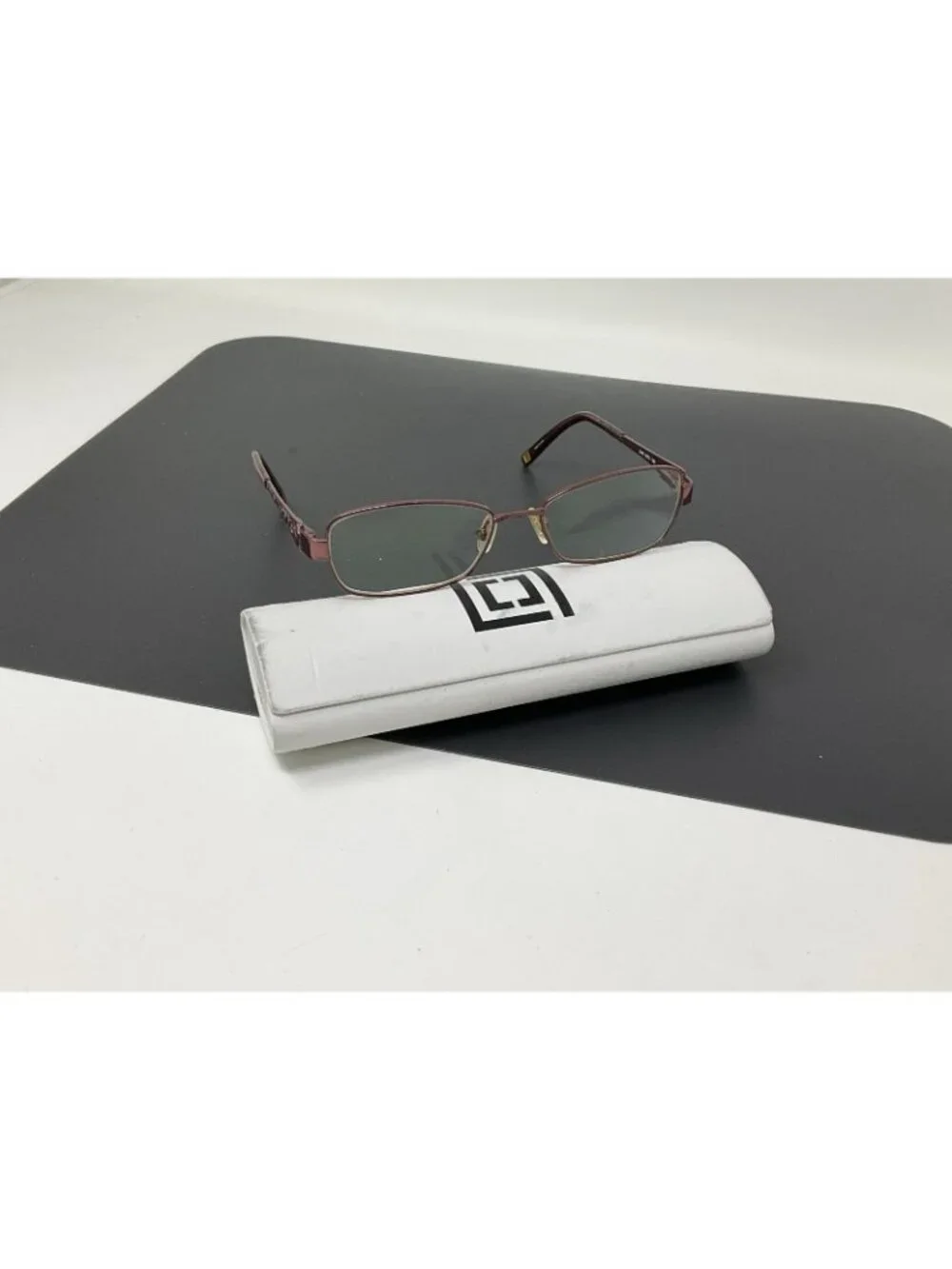 Liz Claiborne Eyeglasses Womens Burgundy L345 0JTU Metal Frames 51-16-135